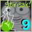 Achievement - 9x Apple Streak!