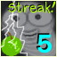 Achievement - 5x Apple Streak!