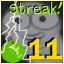 Achievement - 11x Apple Streak!
