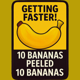 Achievement - Ten Bananas!