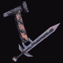 Dagger on a charm