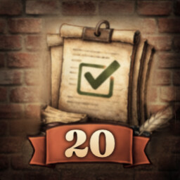 Achievement - 20 contracts completed