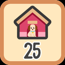 Achievement - 25 dogs saved!