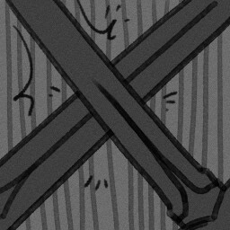 A blade, not a kiss.