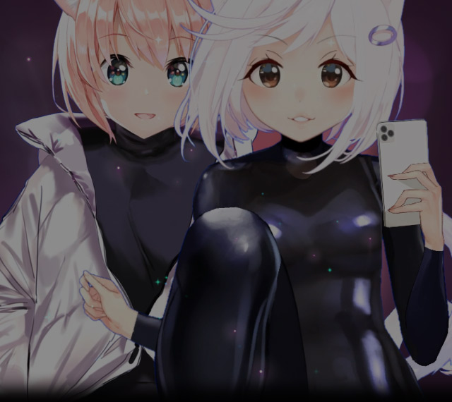 Yoga Kumi and Sayouri in Leather