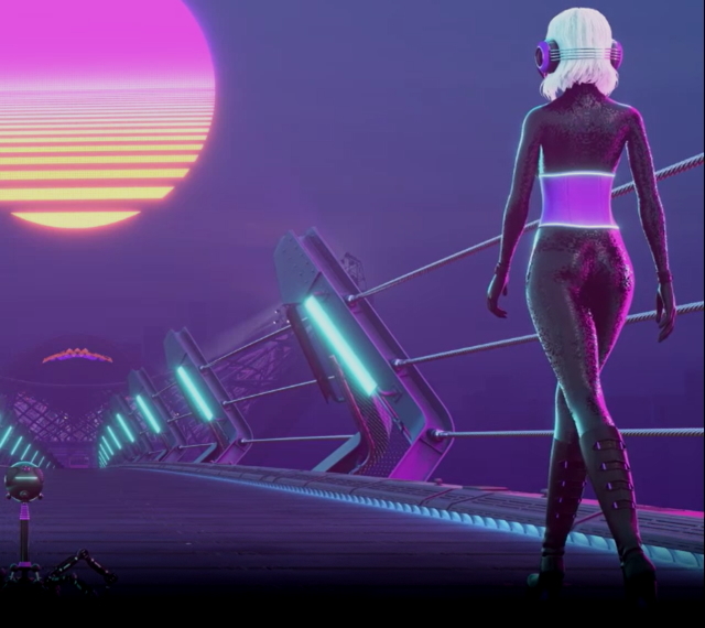 Retrowave Girl