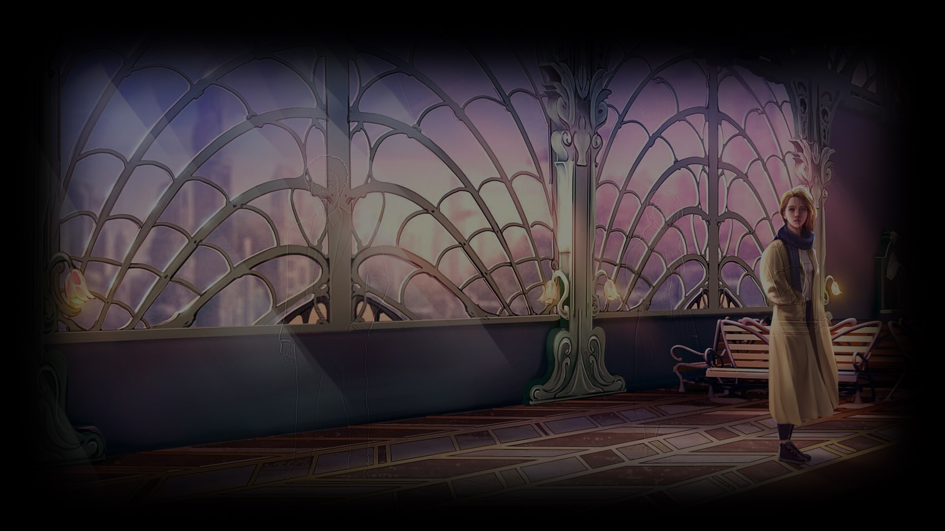 Silvie at the station