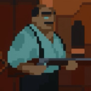 Father with shotgun