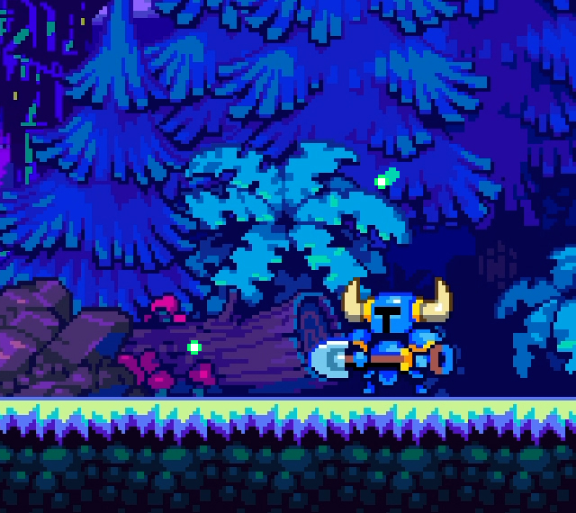 Shovel Knight Stands There