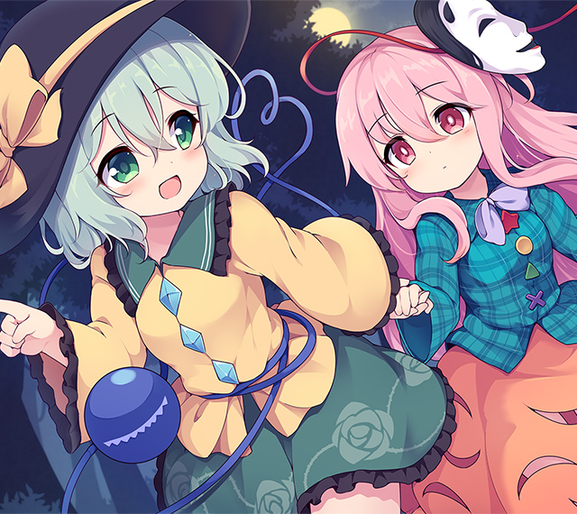Mini Card Koishi & Kokoro