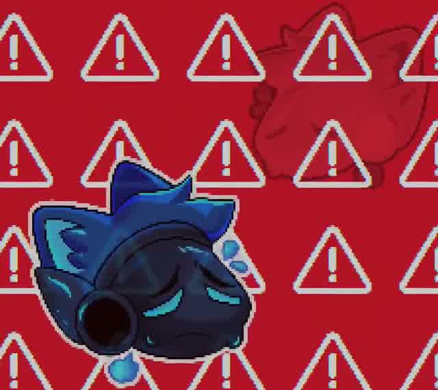 PAicom Protogen Furry - Warning [ANIMATED]