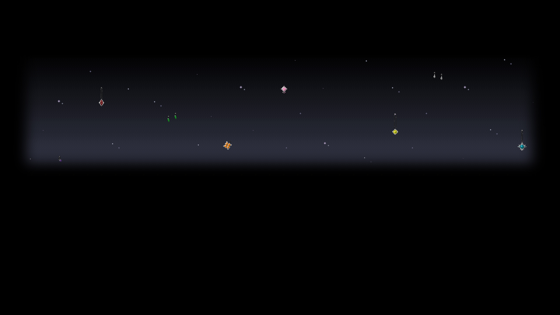 Twinkling of Crystals and Stars