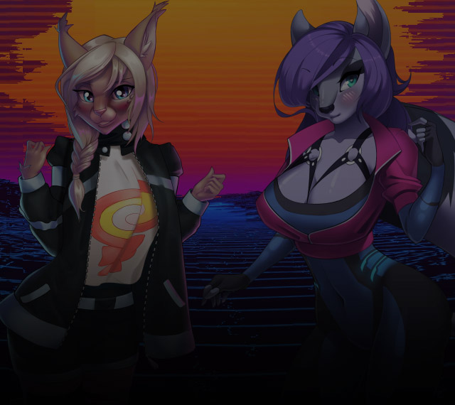 Furry Cyberfucker Sunset Mini