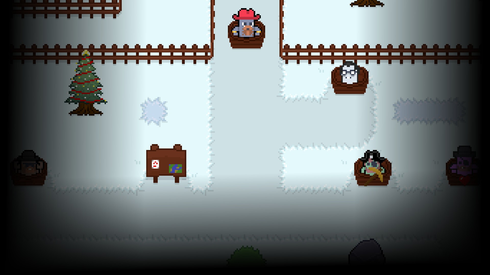 Winter Lobby Background