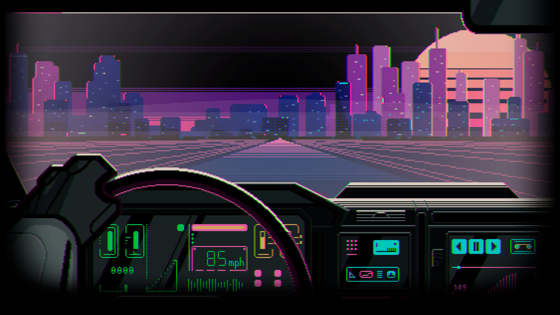 Mega City Retrowave Drive