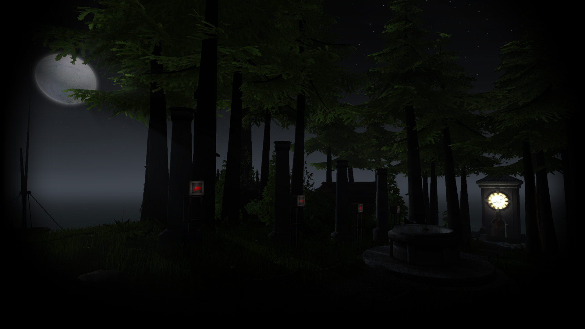 Myst Island at Night