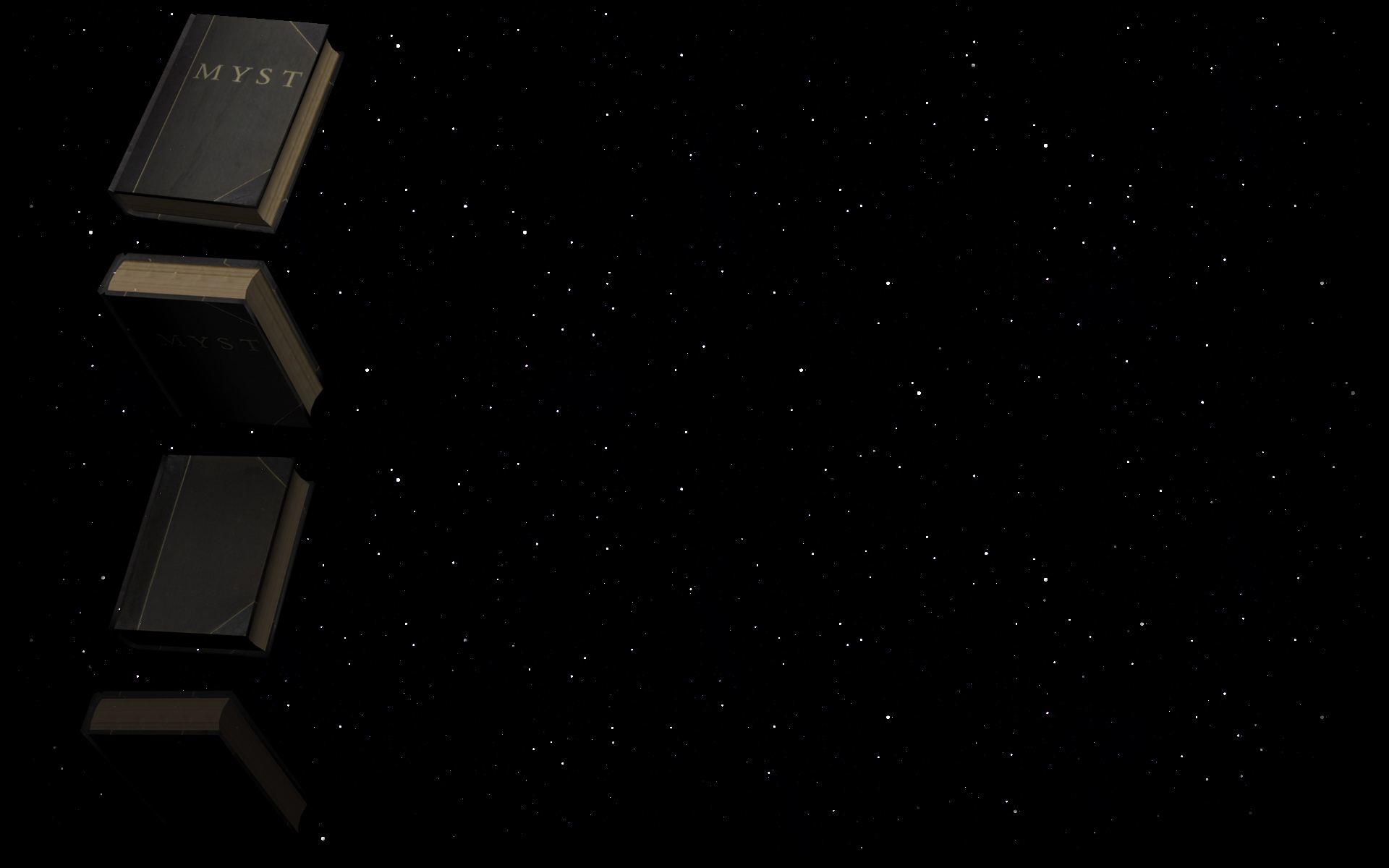Myst Book Falling Through Starry Expanse