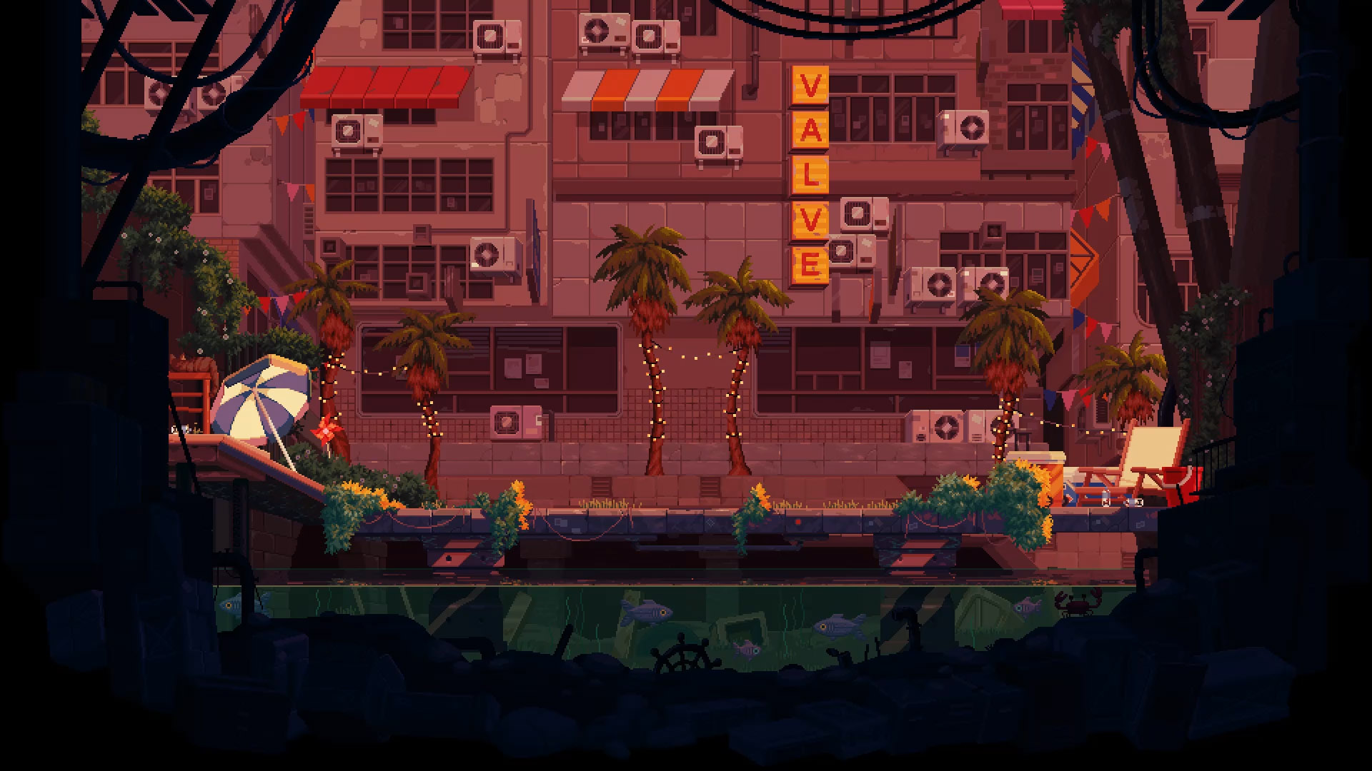 Summer in the City (Night) - Background