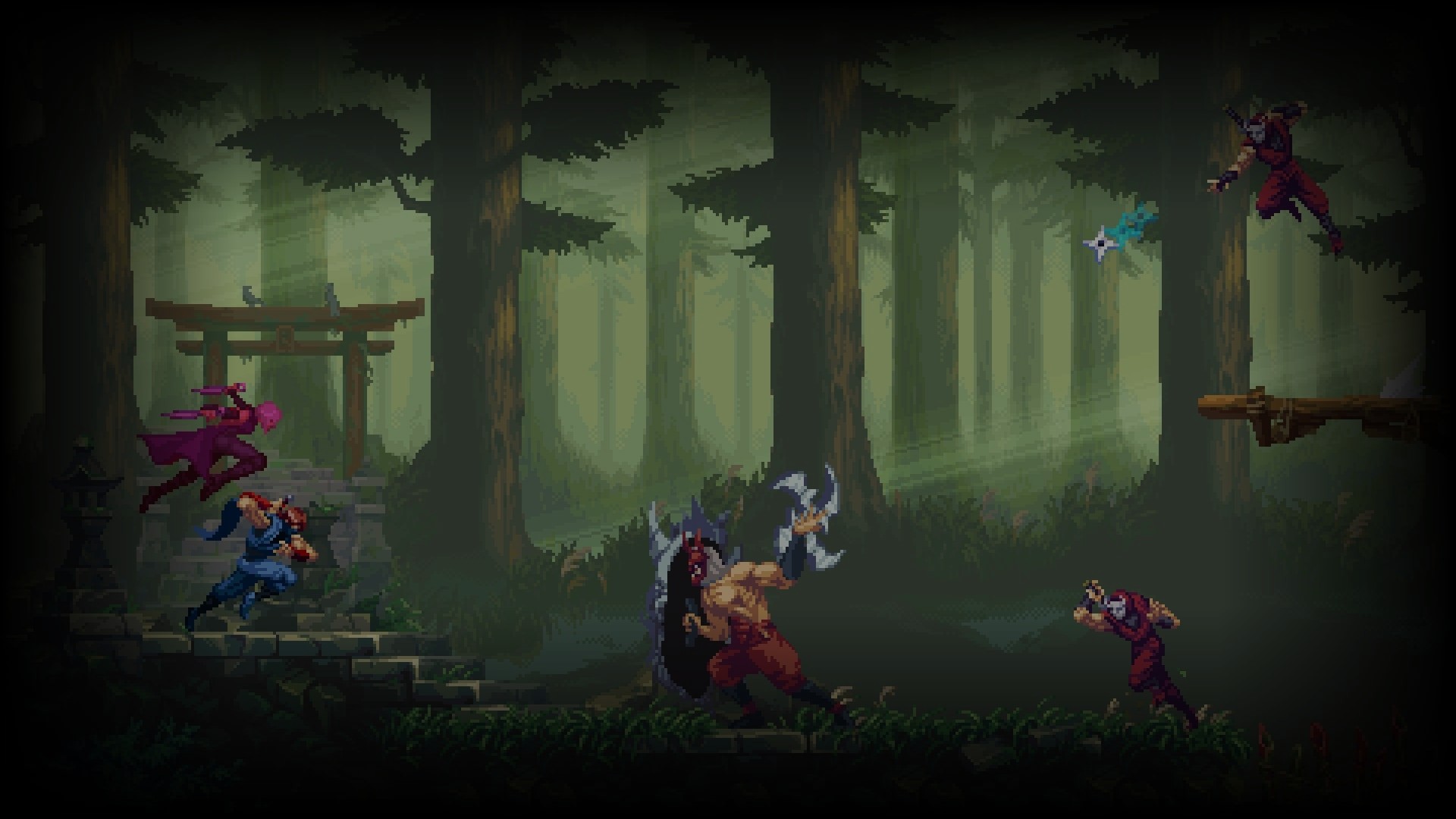Kenji and Kumori forest action