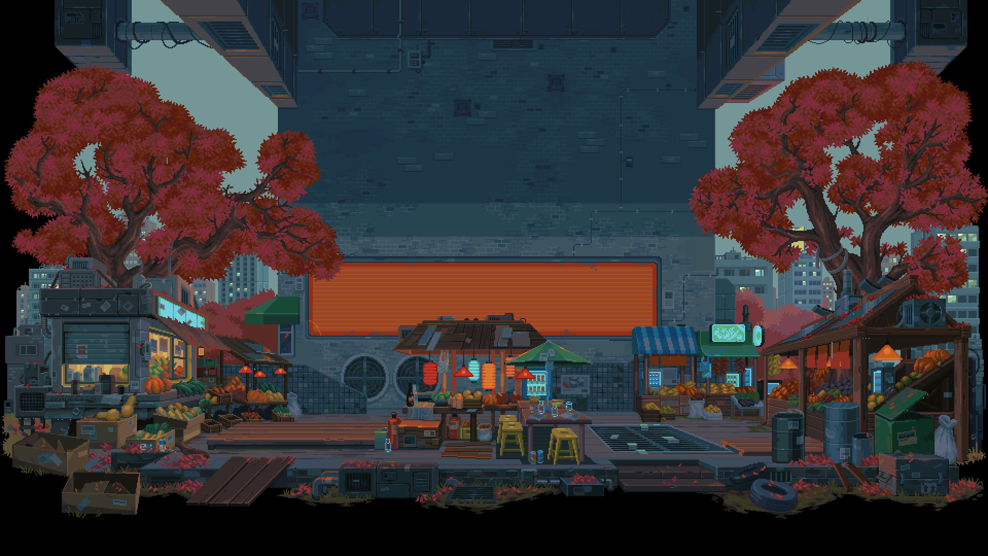 Rainy City - Background