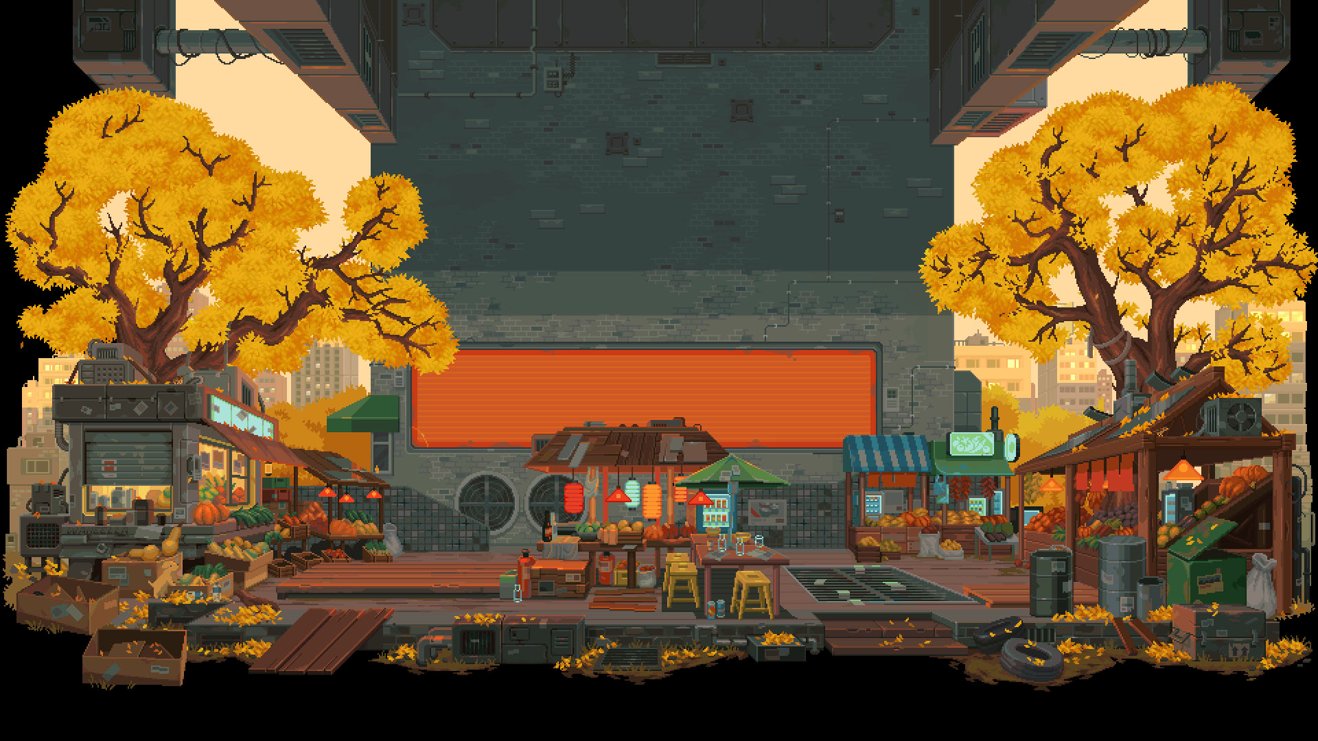 Autumn City - Background