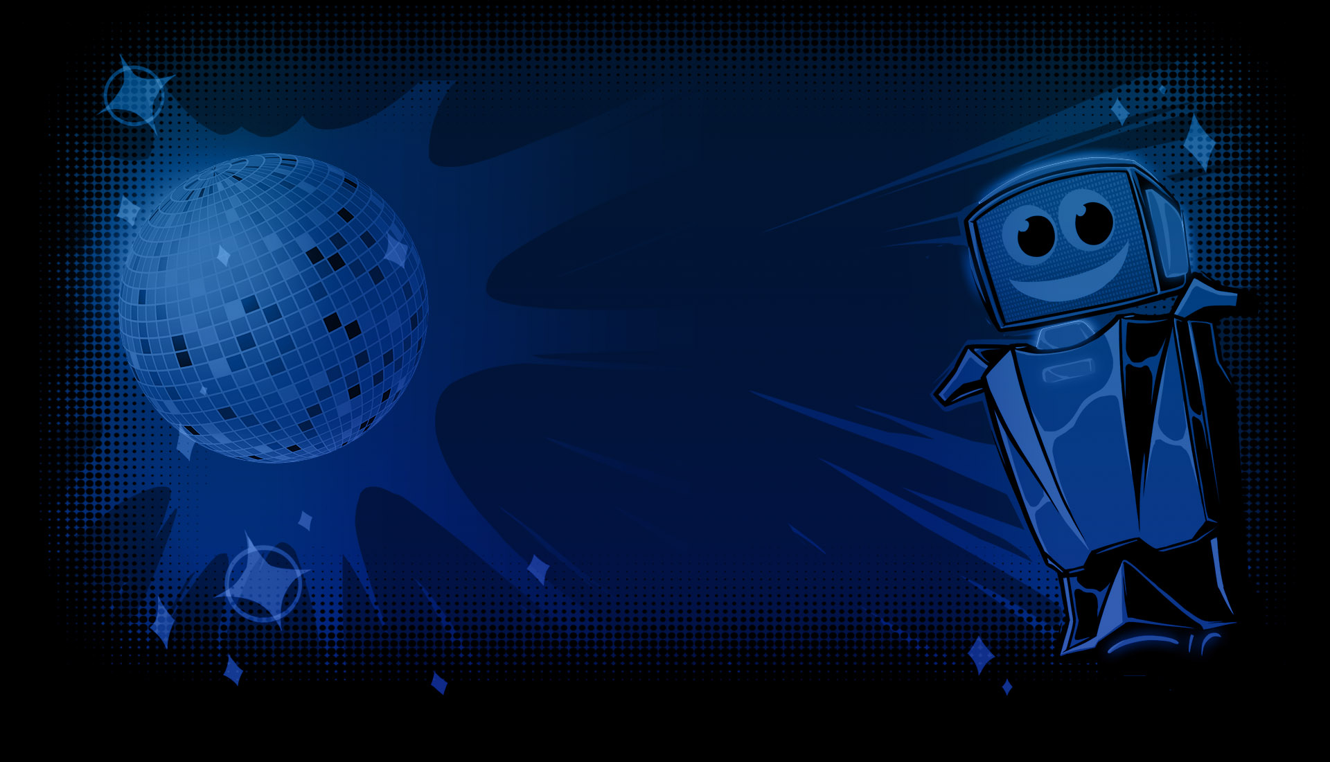 Disco Dodgeball - Team Blue