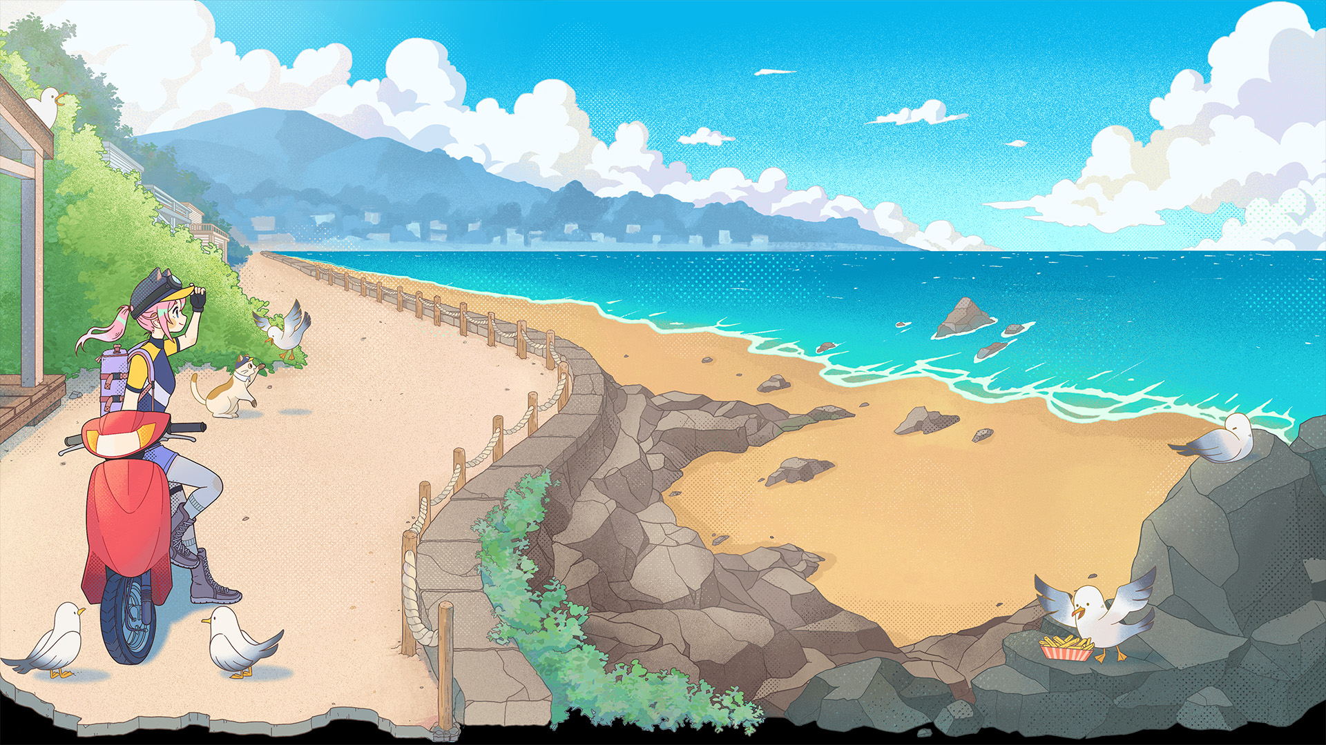 Sunny Shores - Background