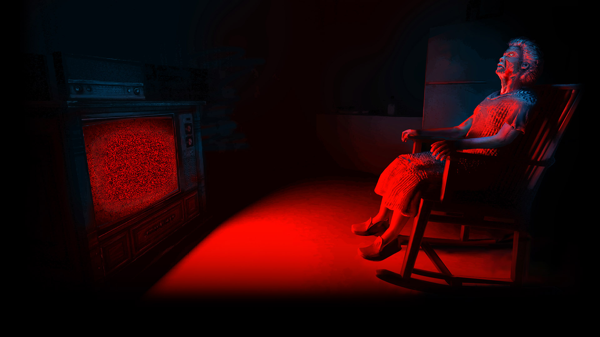 Red Rocking Chair