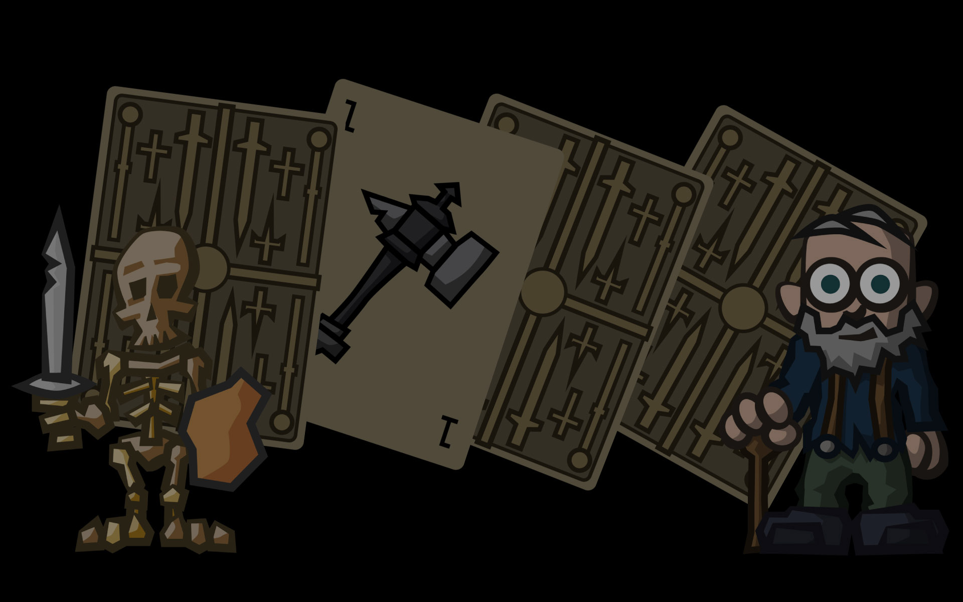 Skeleton and Old Man