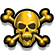 :goldcrossbones: