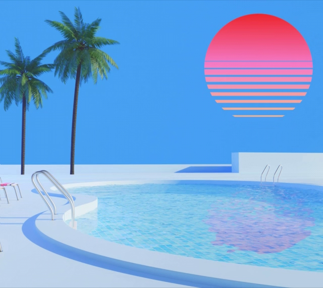 Vaporwave Holiday