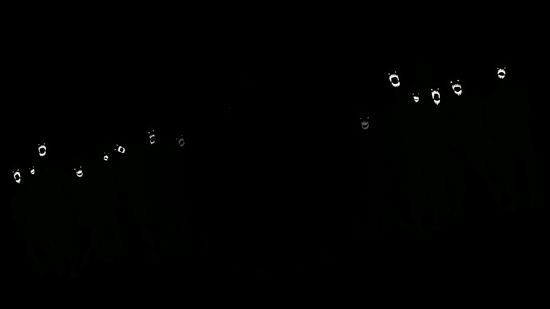 Zombie silhouettes