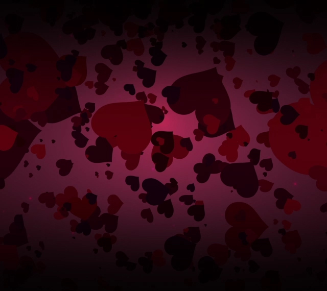 Floating Hearts mini