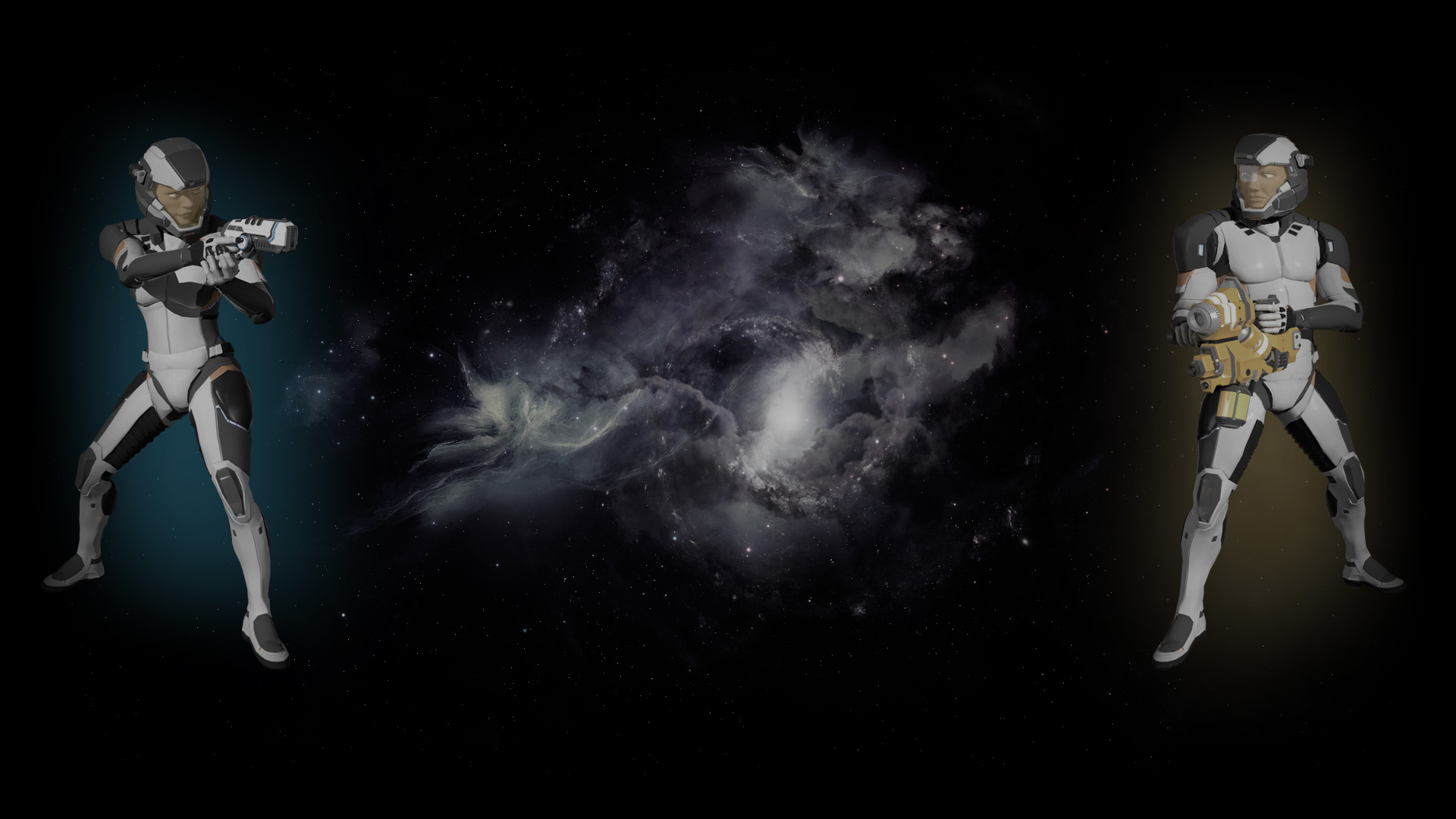 Interstellar Rift; Male and Female Human