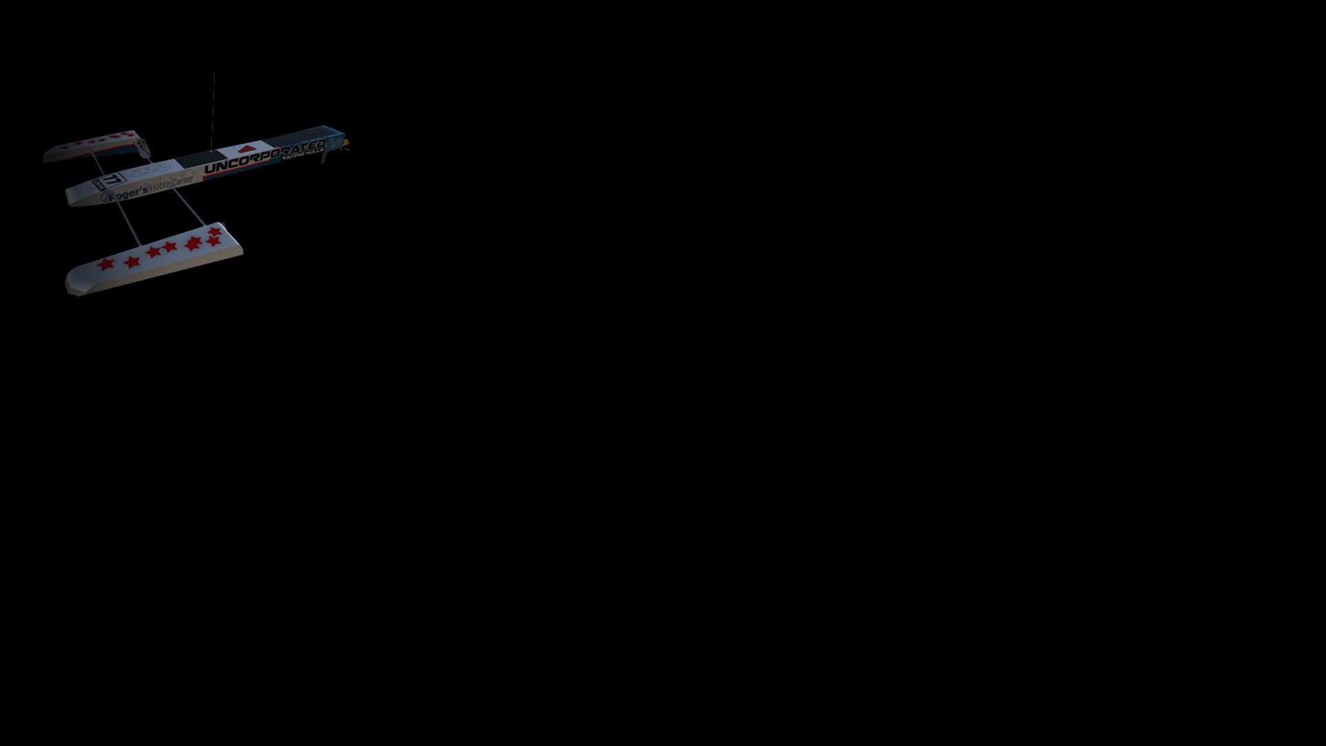 RCSIM Outrigger Boat