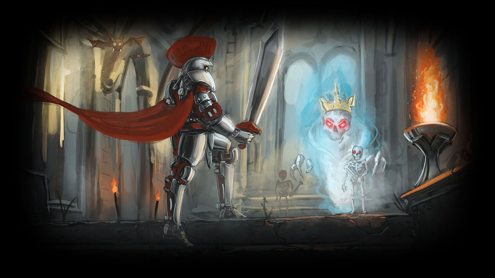 Warrior vs Skeleton King