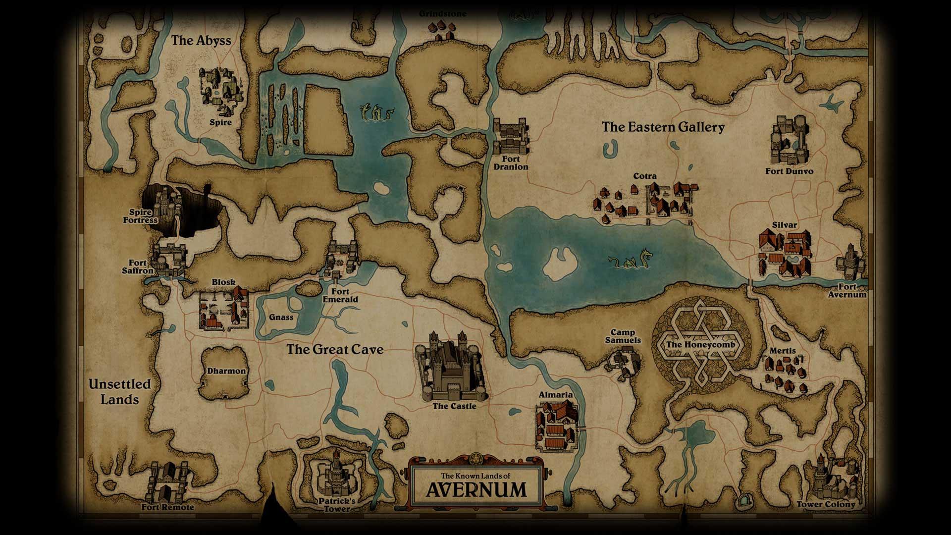 Map of Avernum
