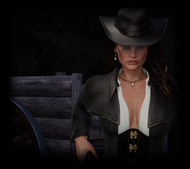 Cowgirl Animated Miniback