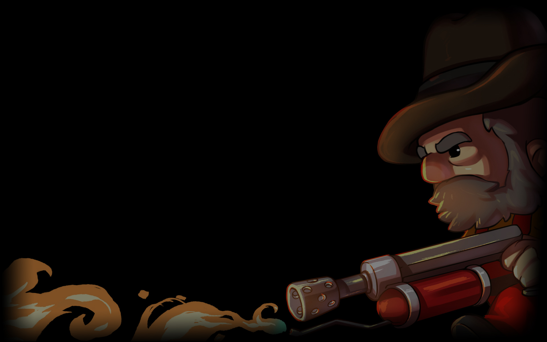 Flamethrower Miner