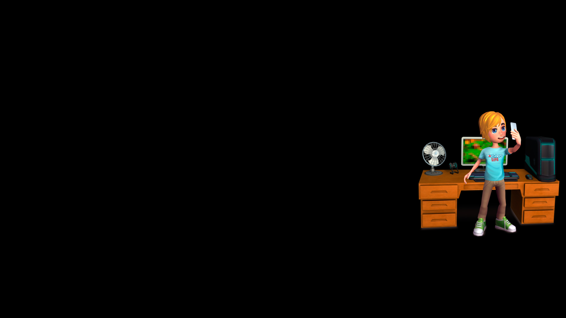 Youtubers Life right backgroud