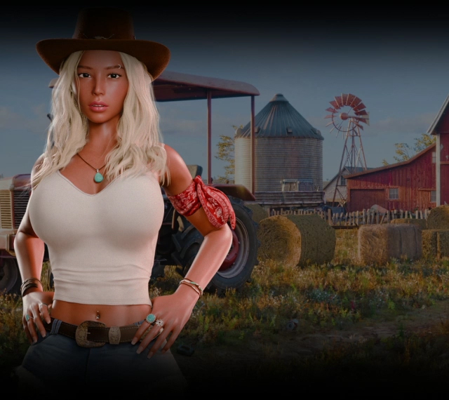 Farmgirl Animated Miniback