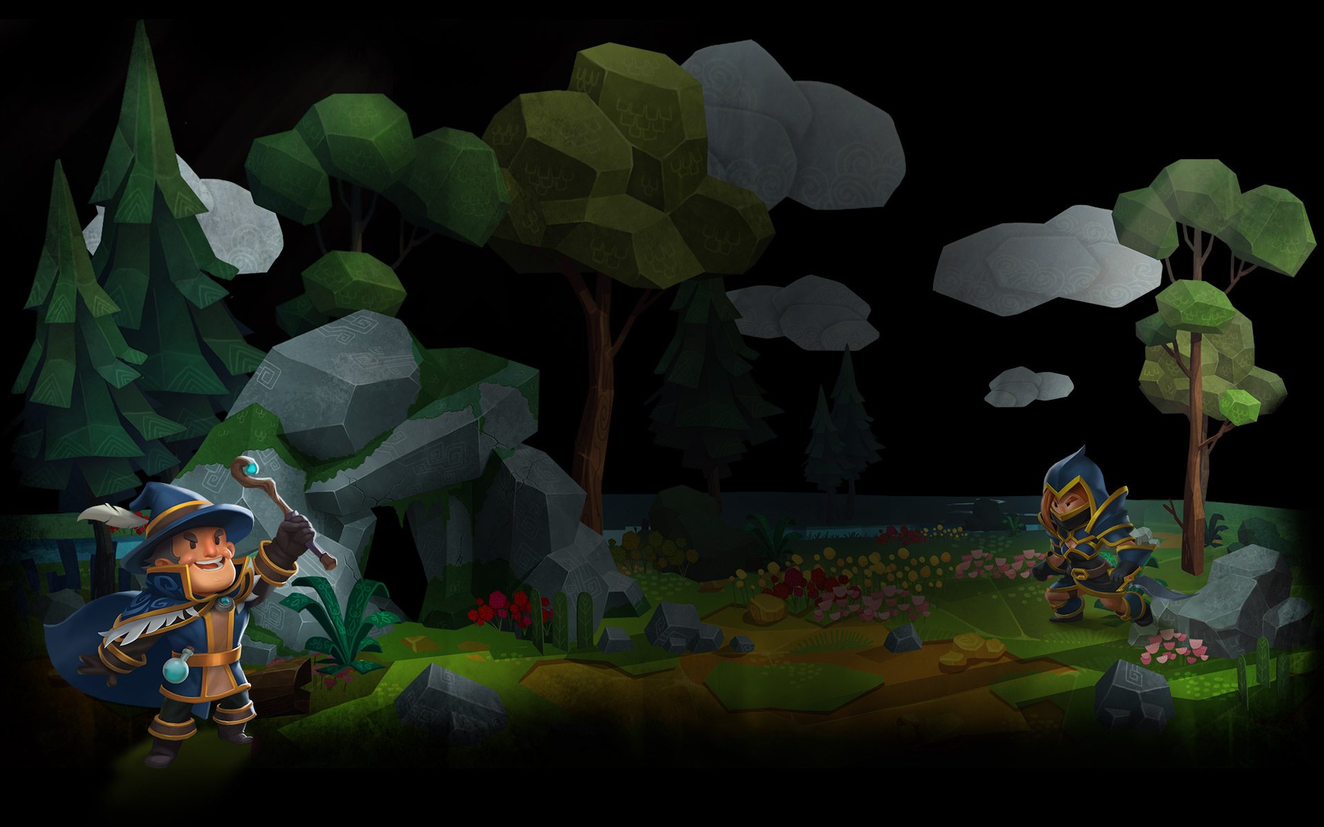Bonnie and Gundelf in the Forest