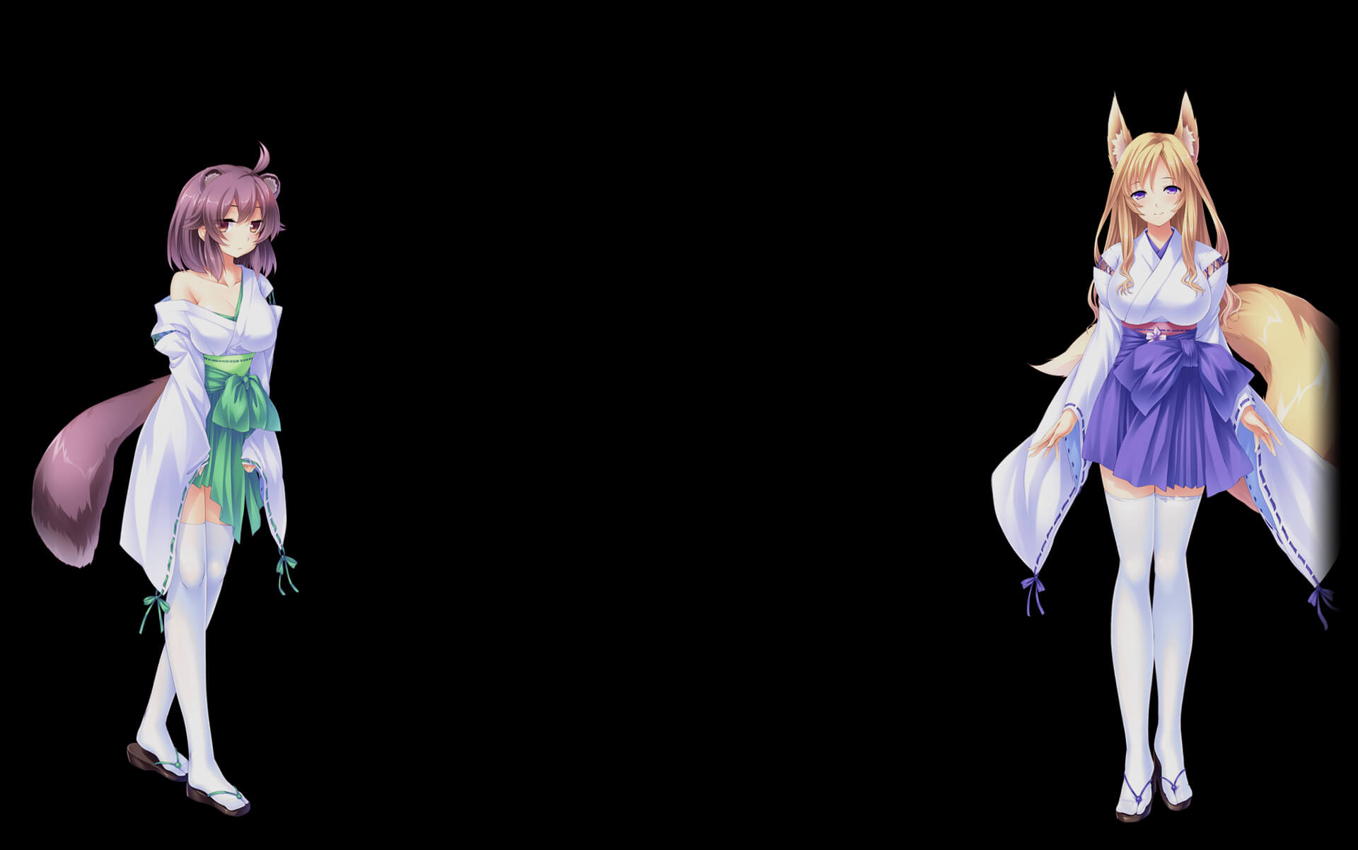 Magical creatures Nazuna and Sumire
