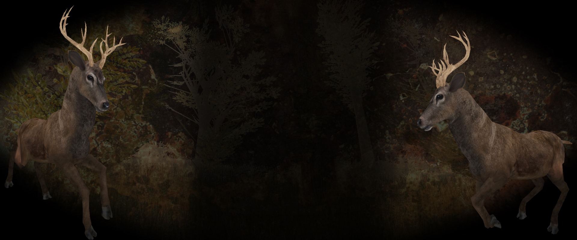 Deer Profile Background
