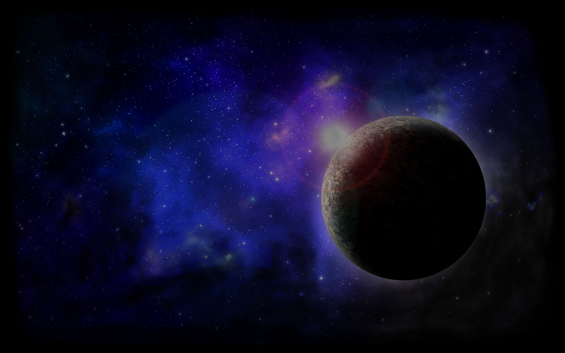 The Sun Rises on the Moon