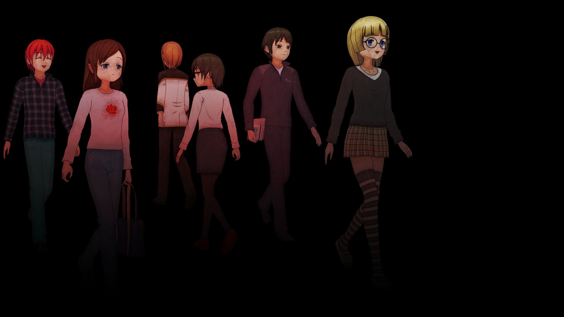 They vanished...