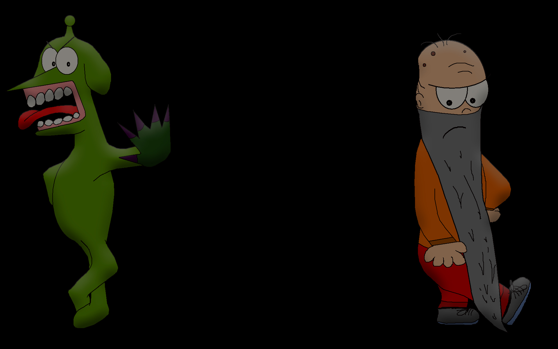 MONSTER AND GEEZER