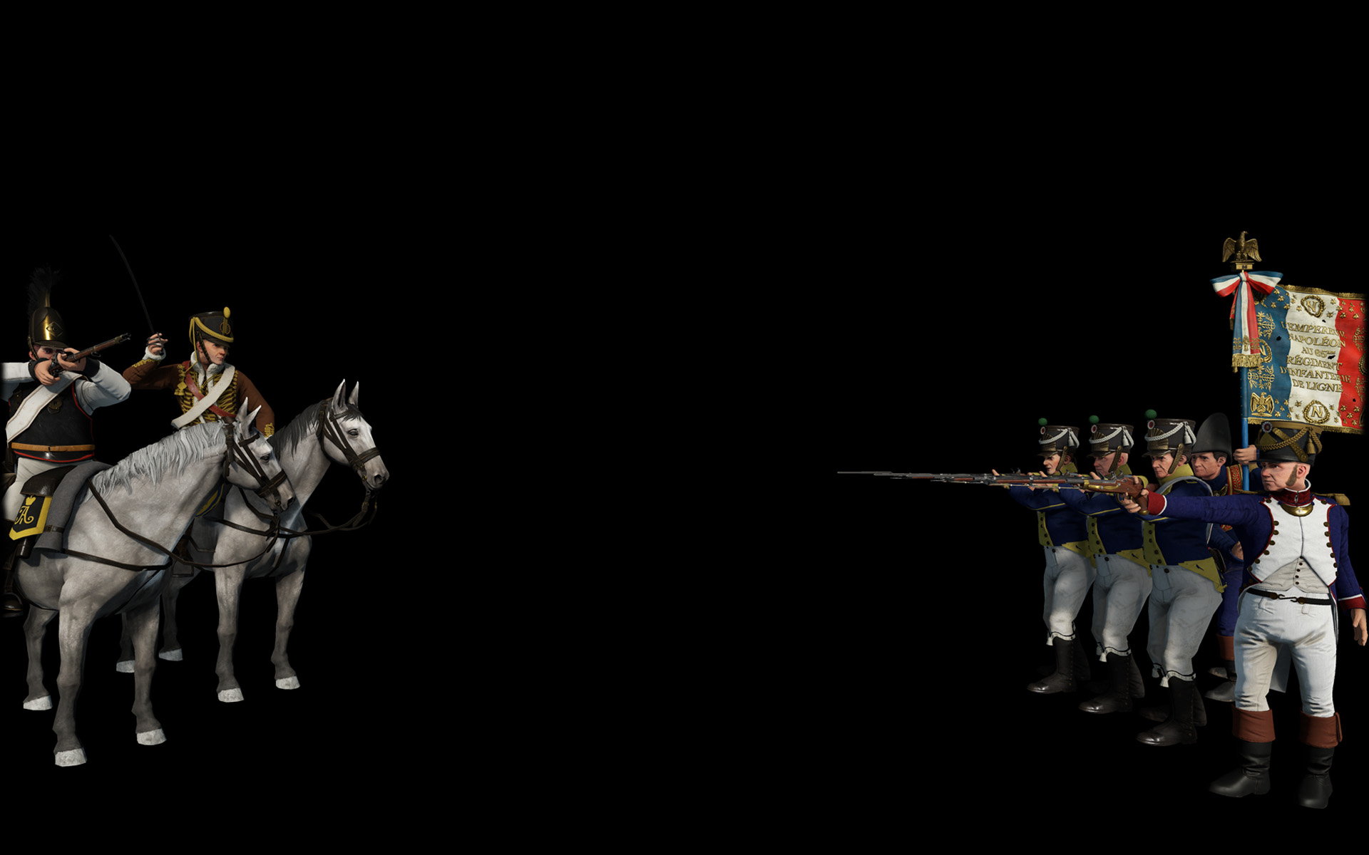 Russian Cavalry vs French Infantry