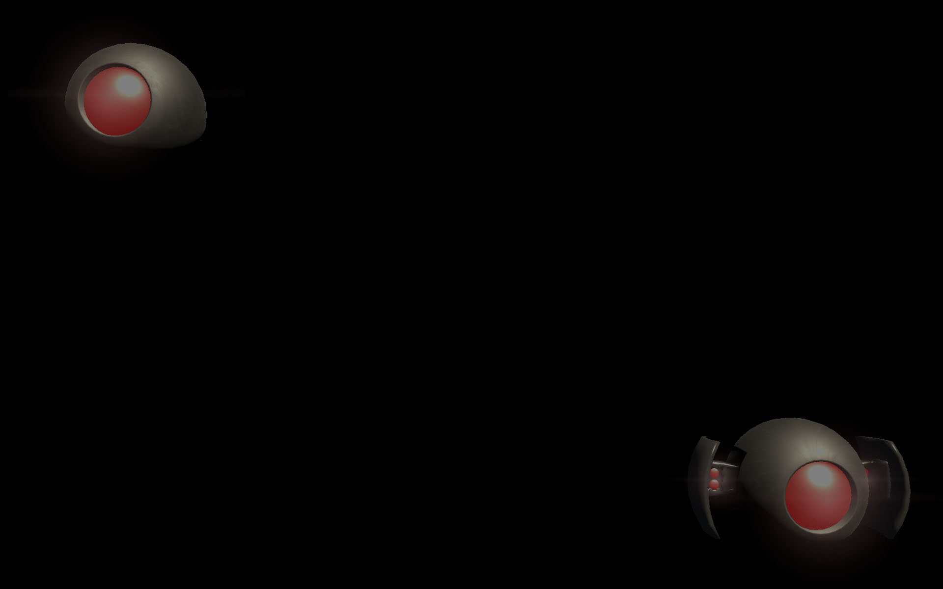 Two Unfriendly Drones