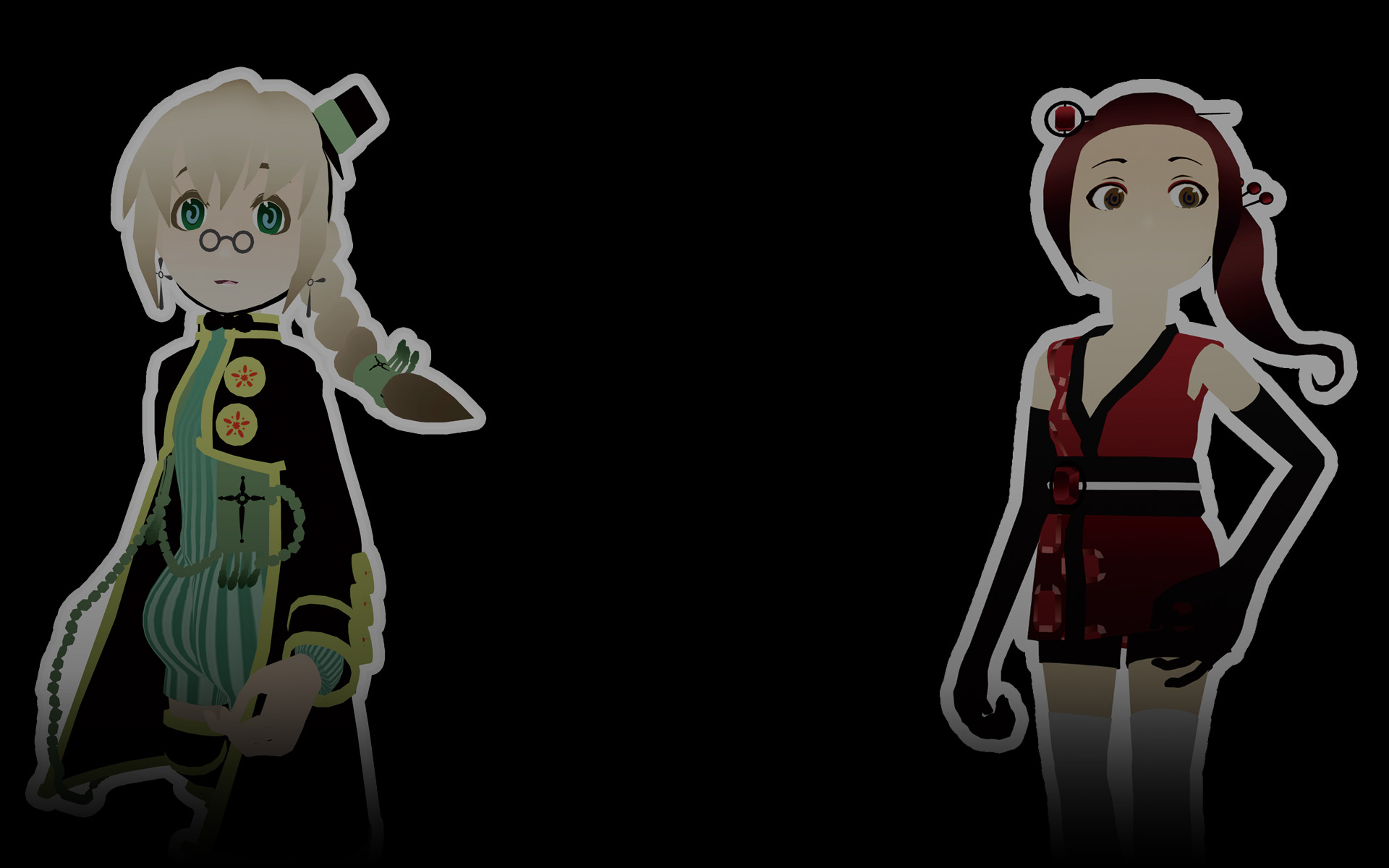 Hamomoru and Eku